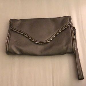 Gray wristlet